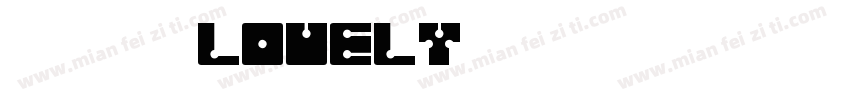ACGN lovelyGB字体转换